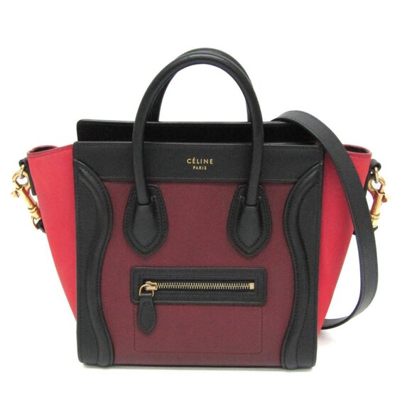 CELINE Black Leather Shoulder Bag - Picture 1 of 13